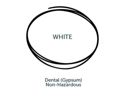 white clinical waste code