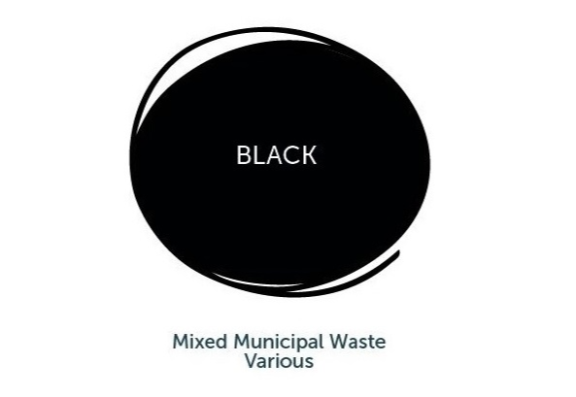 black code for clinical waste