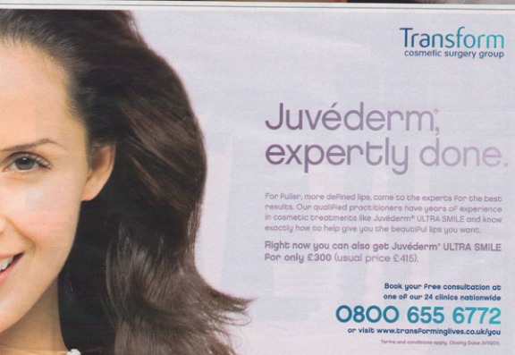 Allergan partners with Transform for Juvederm advertising