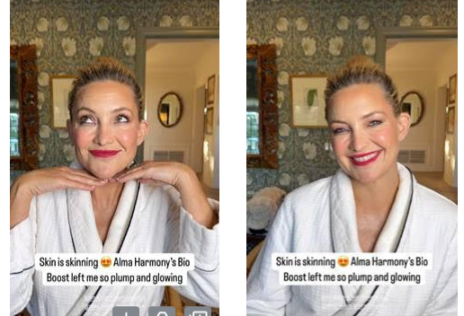 Kate Hudson Reveals Secret to Radiant, Glowy Skin on Her IG
