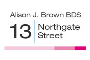 Dr Alison J Brown BDS Logo