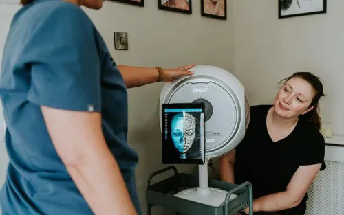 The Skin Analysis Process Image