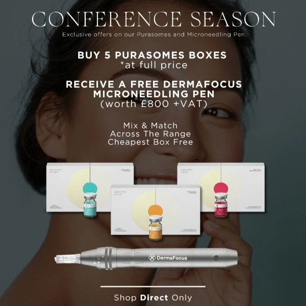 CONFERENCE SEASON Exclusive offers on our Purasomes and Microneedling Pen