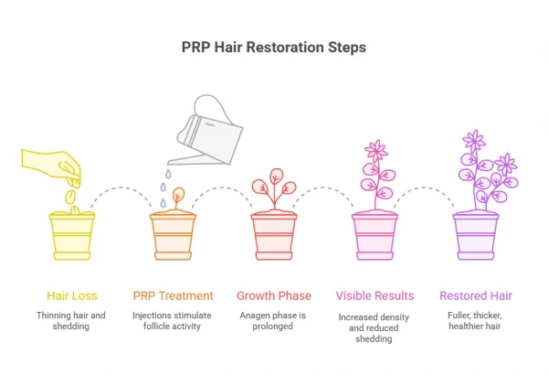 PRP Hair Restoration Steps