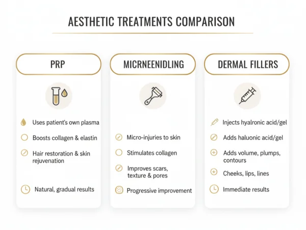  Aesthetic Treatment Comparison