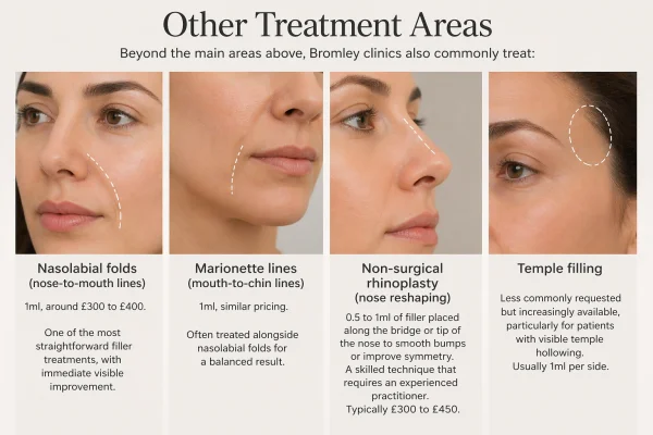 Dermal Filler Treatment Areas