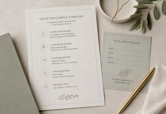 What a Sensible Wedding Treatment Timeline Actually Looks Like What a Sensible Wedding Treatment Timeline Actually Looks Like