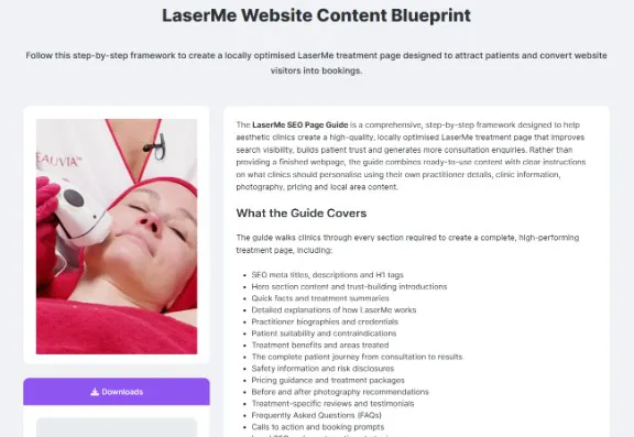 New: The LaserMe SEO Page Guide for Clinics New: The LaserMe SEO Page Guide for Clinics