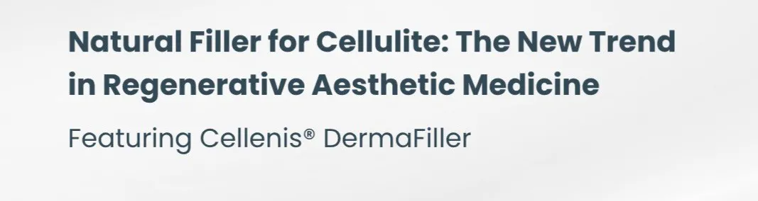 Free Live Webinar: Natural Filler for Cellulite