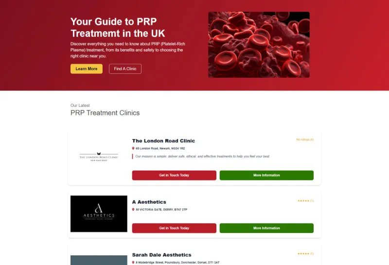 Introducing Our New Dedicated PRP Treatment Platform