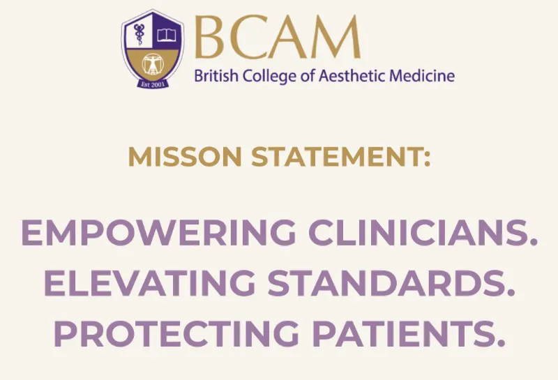 The British College of Aesthetic Medicine Unveils New Mission Statement