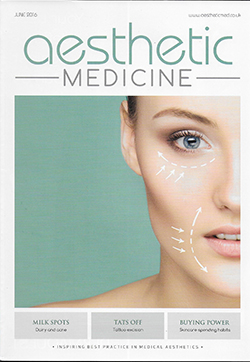 Aesthetic Medicine Magazine Cover June 2016